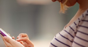 Woman on phone